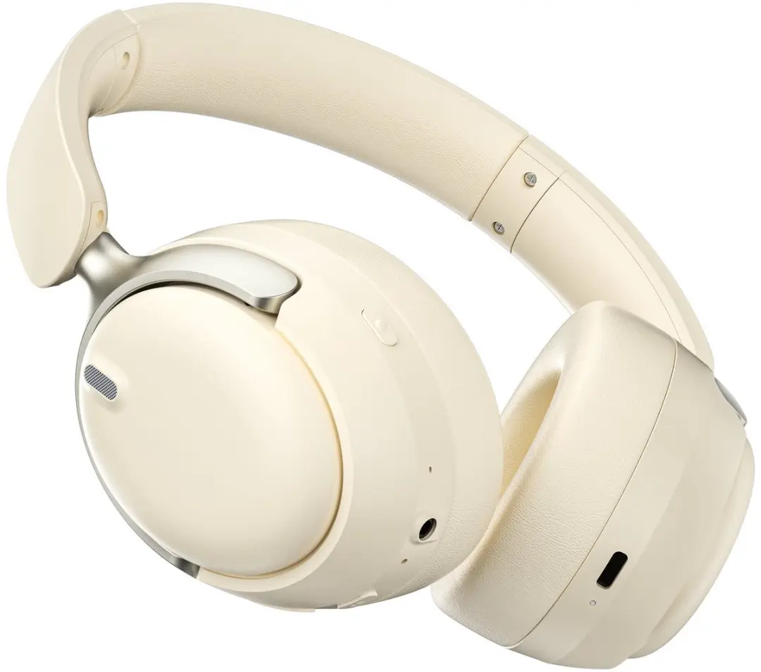 WiWu Elite 14407 Draadloze Over-Ear Koptelefoon - 36 Uur - Beige - afbeelding 6 van 6