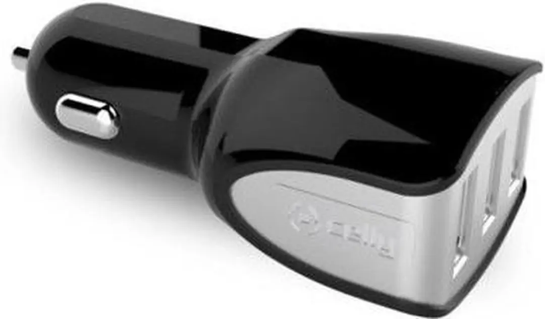 Celly CC3USBTURBOBK Autolader 3x USB-A 4.4A - Zwart