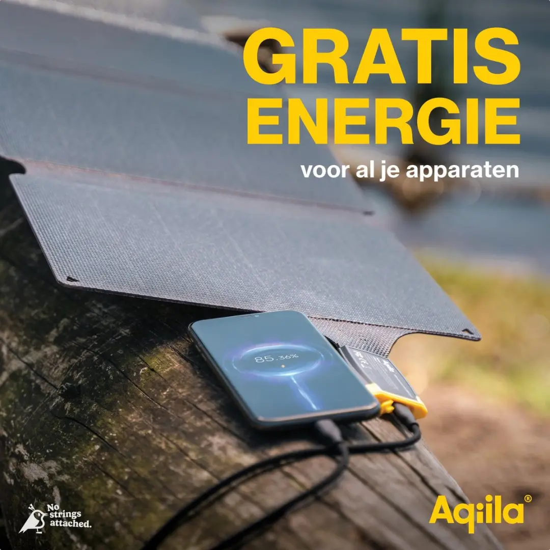 Aqiila Sunbird P56 Opvouwbaar Zonnepaneel 56W - PD 3.0 - IP67