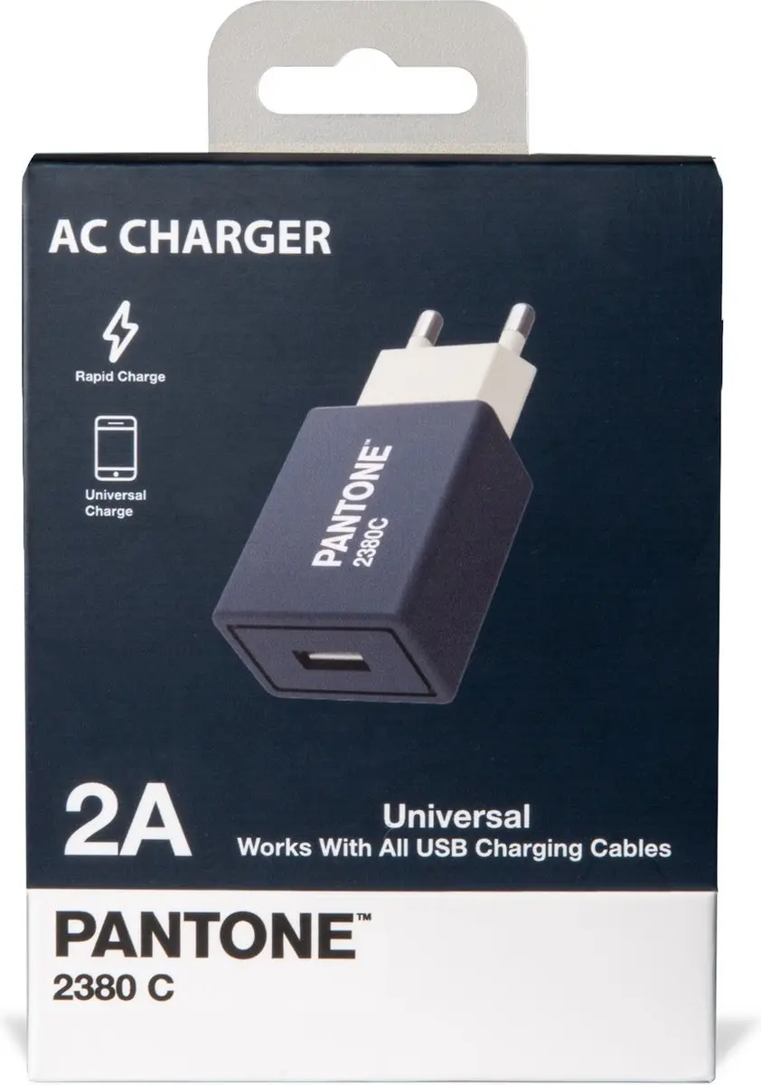 Celly Lichtnetadapter 10.5W Blauw - 1 USB Poort