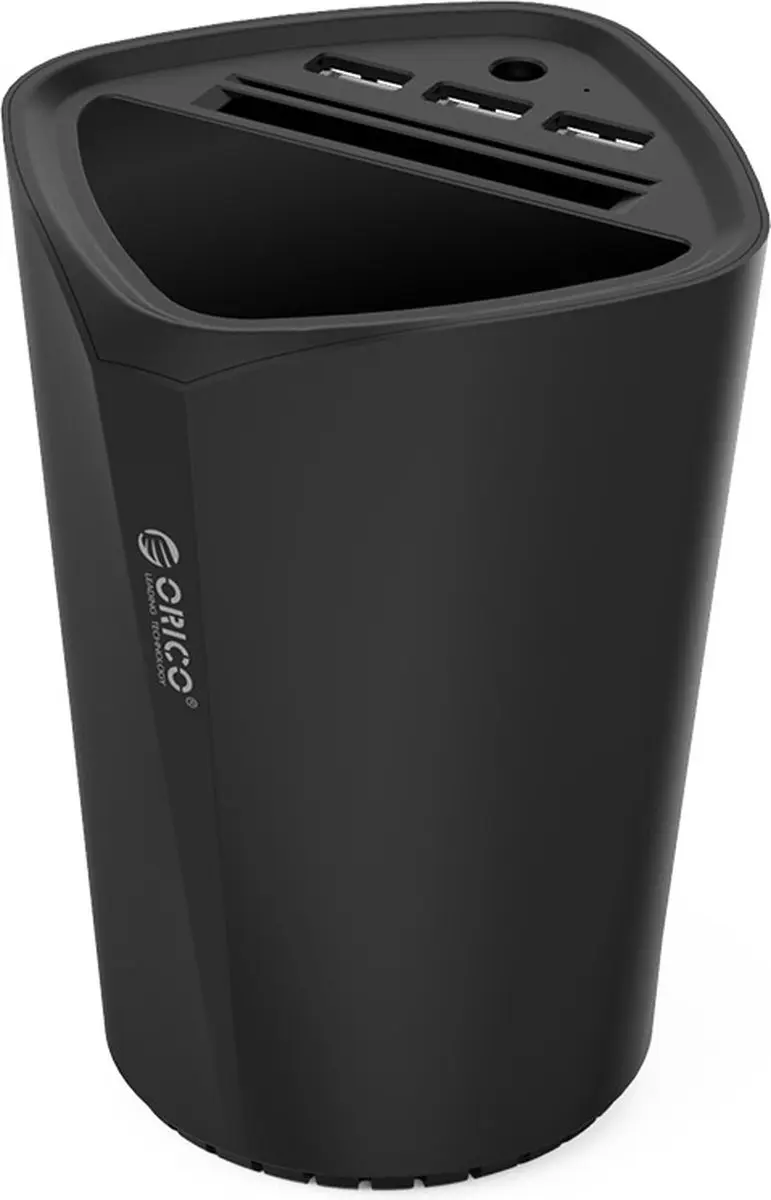 ORICO ORI-UCH-C3-BK USB Autolader 3 Poorten 36W