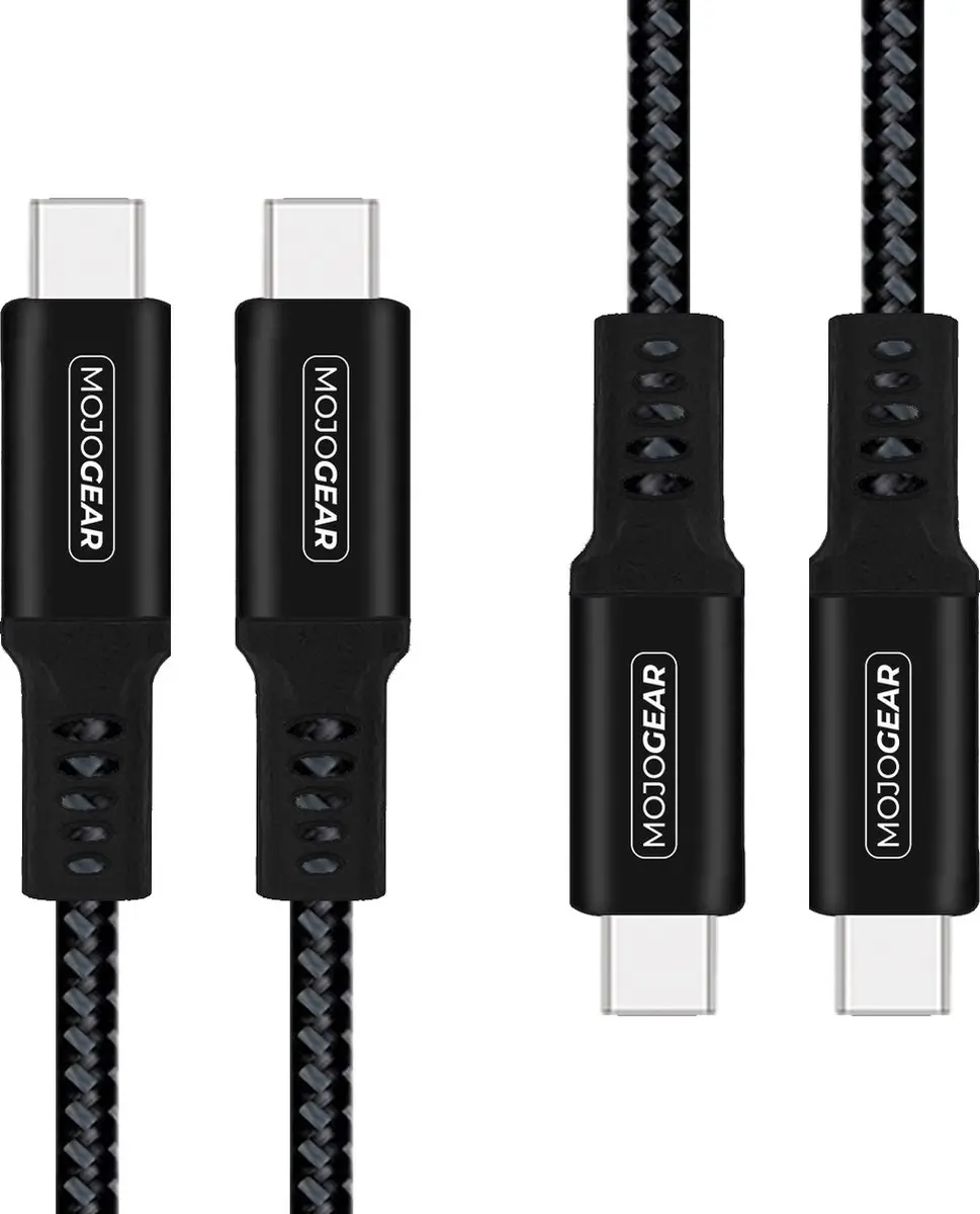 MOJOGEAR Charge+ EC.B_3 Oplader 65W - 3 Poorten - Zwart