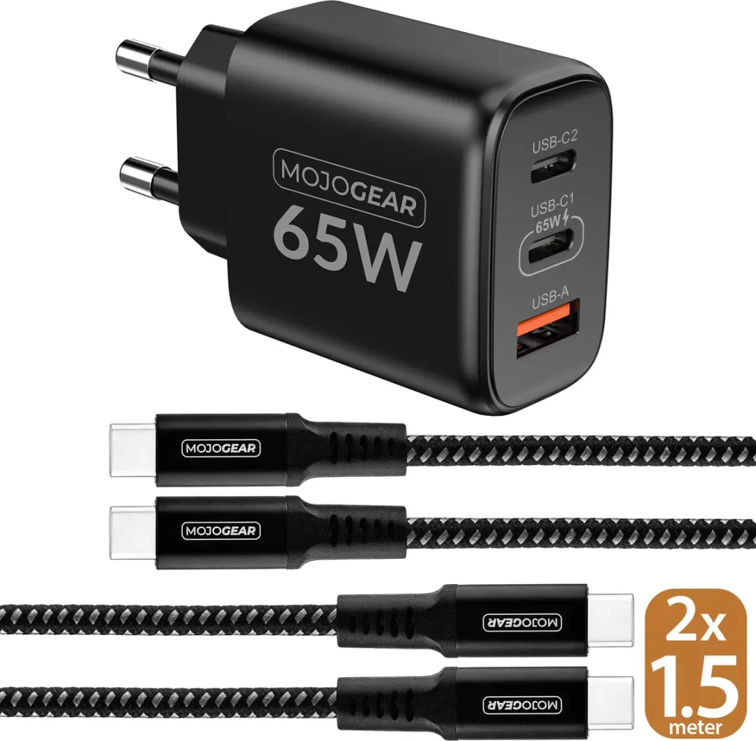 MOJOGEAR Charge+ EC.B_3 Oplader 65W