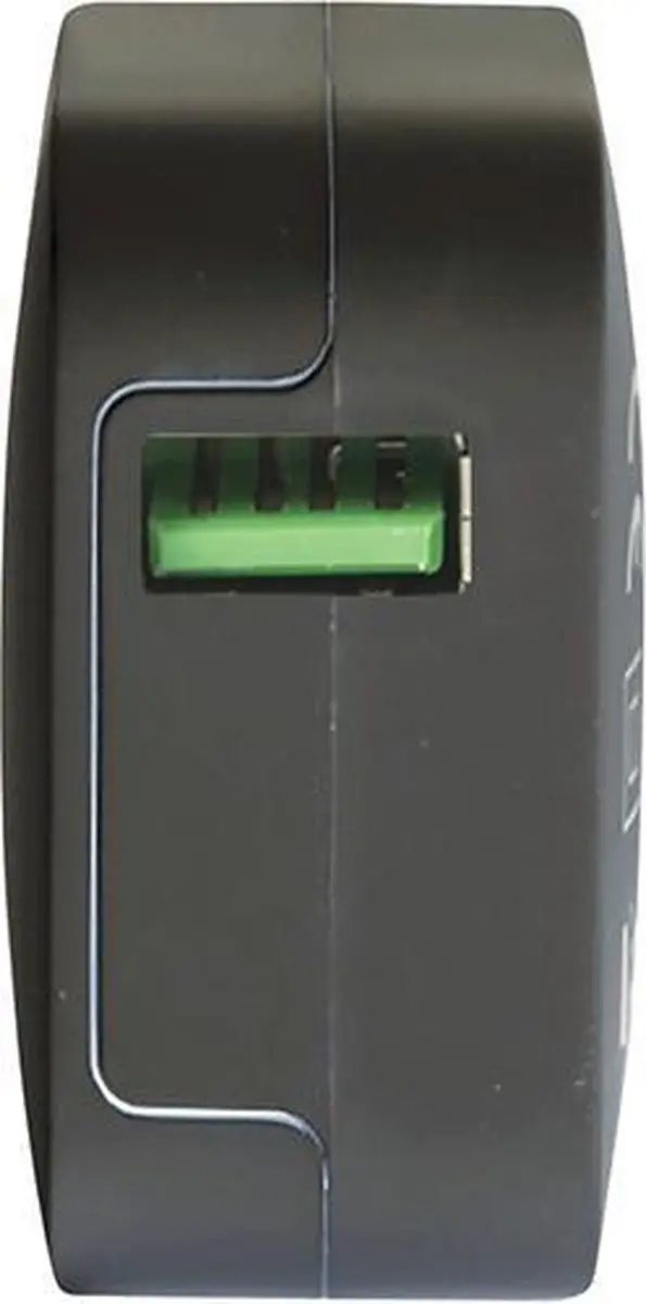 Celly Thuislader Turbo 1 USB-poort 2.4A - Zwart