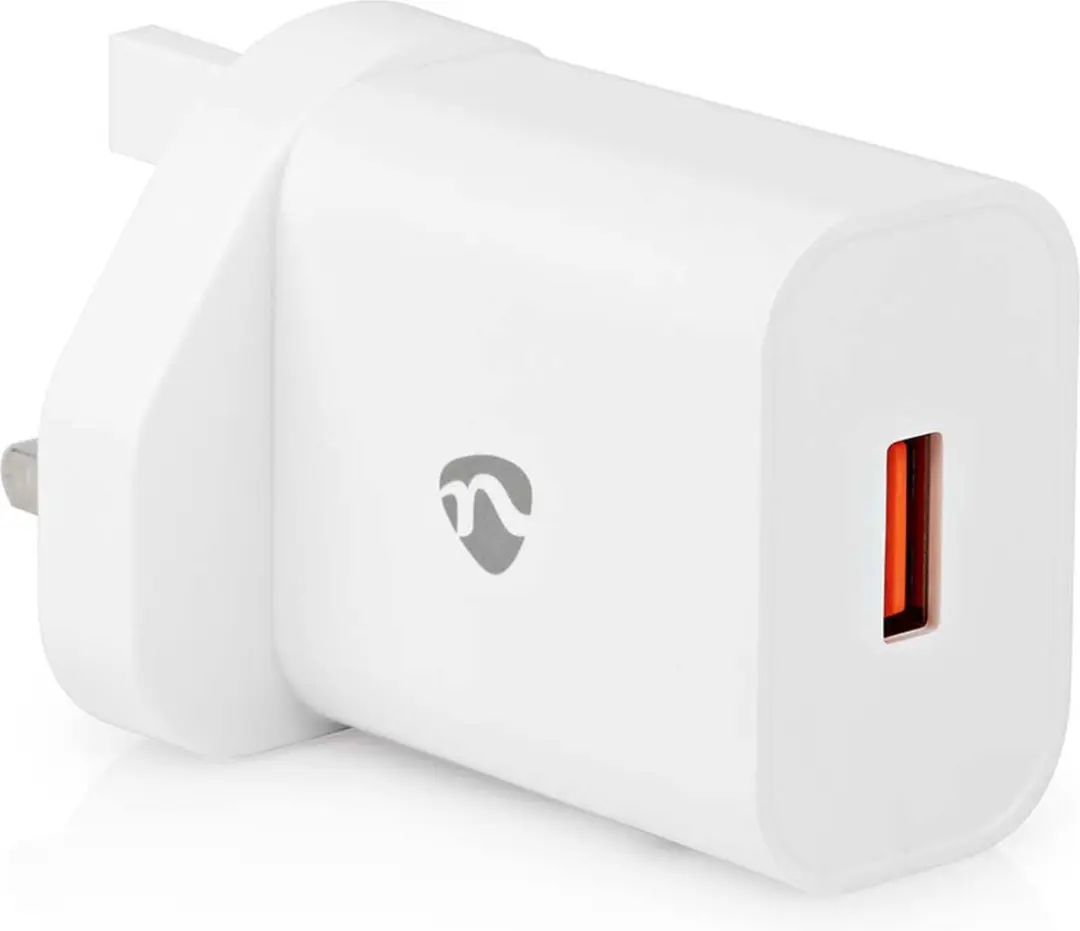 Nedis WCQC302AWTUK Oplader 18W - USB-A - Wit