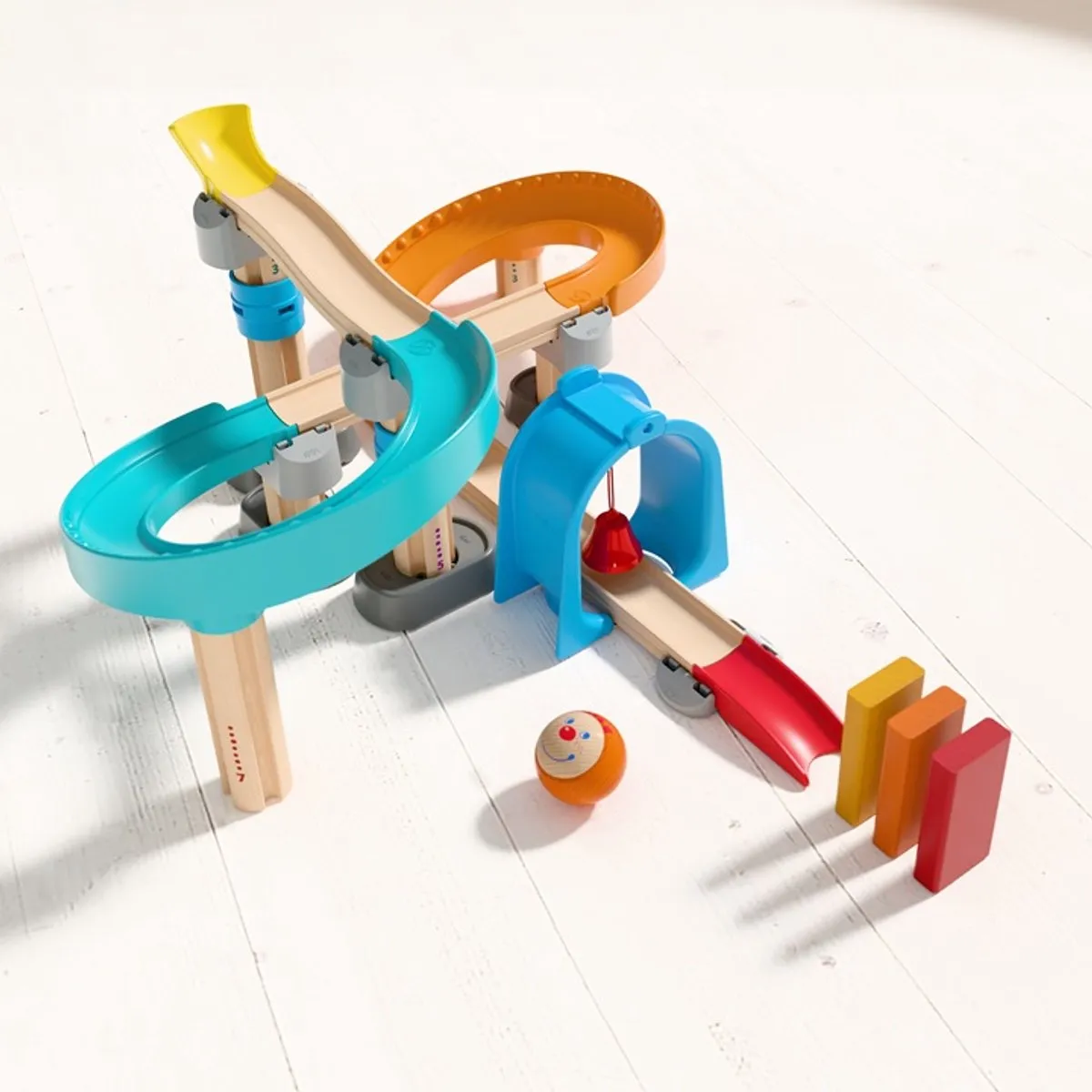 Haba Step by Step Knikkerbaan - 39 Delen - Multicolor