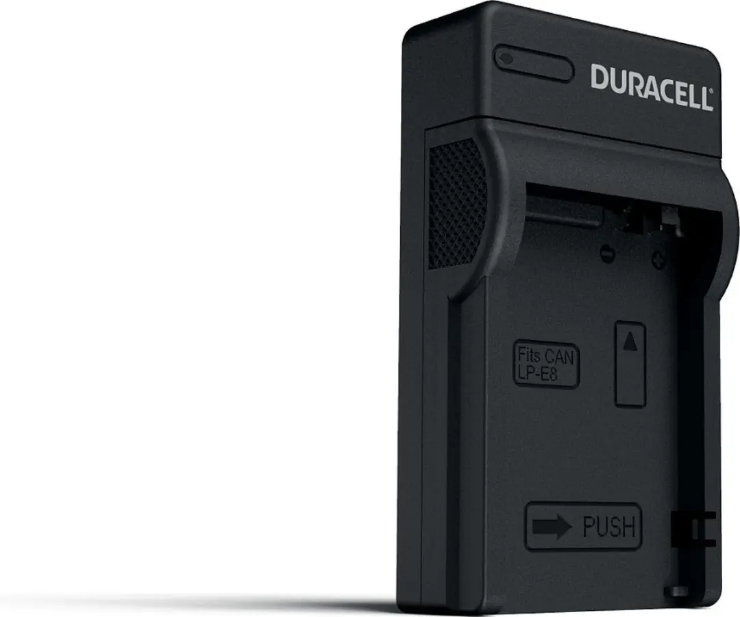 Duracell DRC5900 Camera Accu Lader - Nikon/Canon - Zwart
