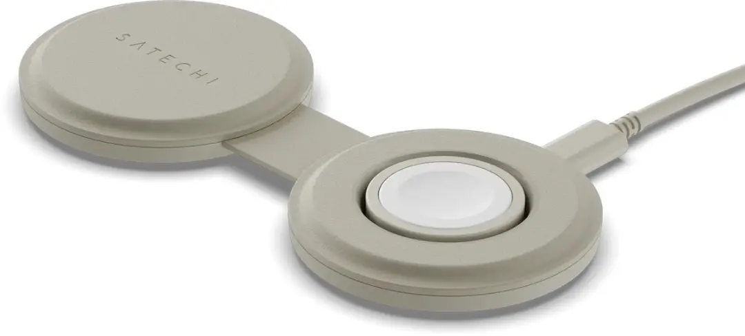 Satechi OntheGo ST-QTG21W 2-in-1 Draadloze Oplader 15W
