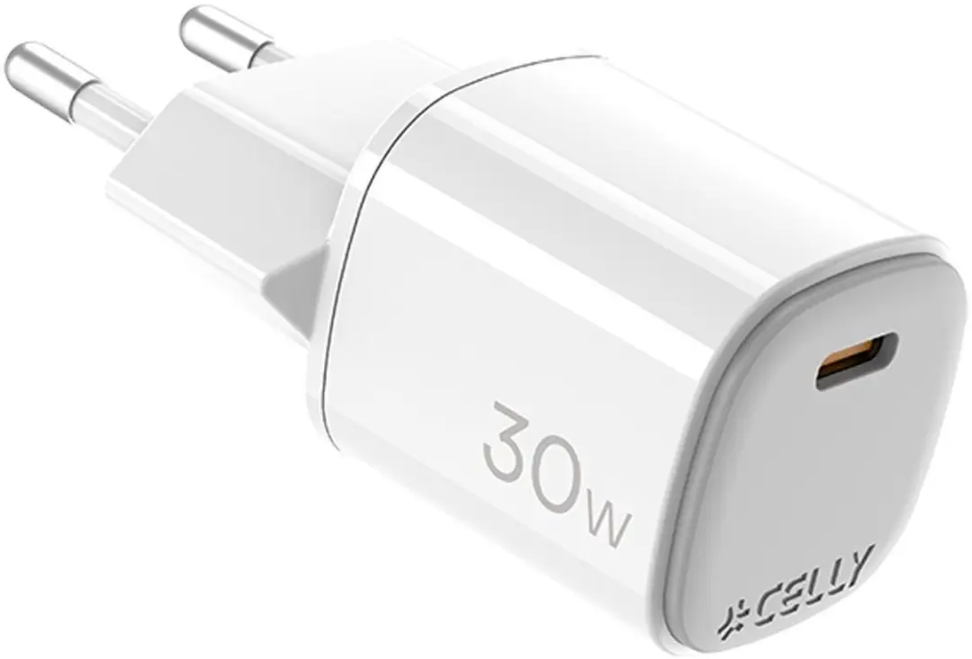 Celly UPTC1USBC30WWH Oplader 30W