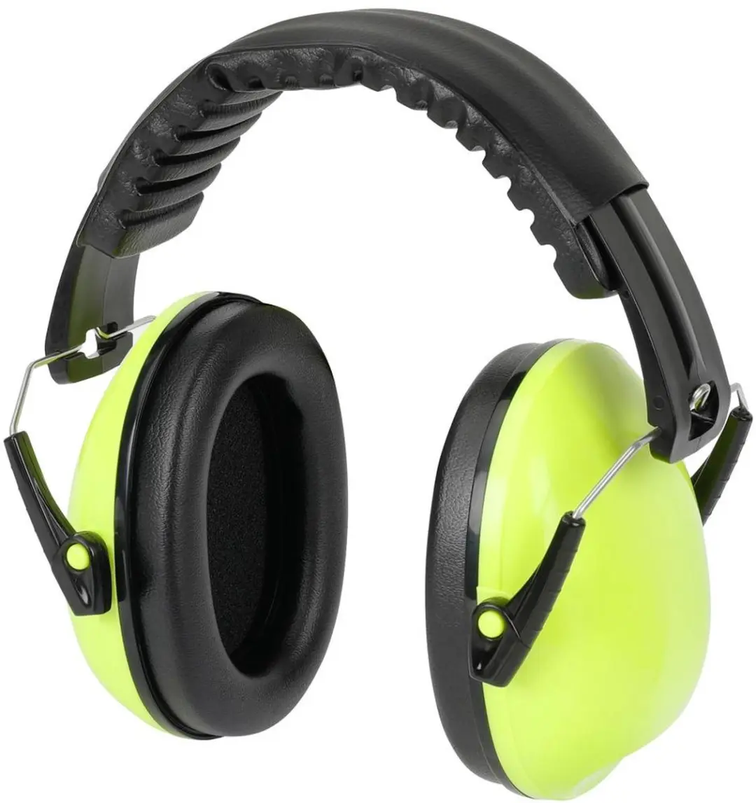 TOOLCRAFT TO-8706357 Oorkap voor kinderen - 27 dB - Neon-groen/Zwart