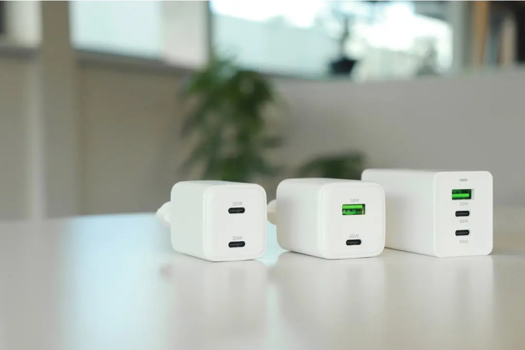 Mobiparts MP-124720 GaN USB-C Snellader 35W - 2x USB-C - Wit