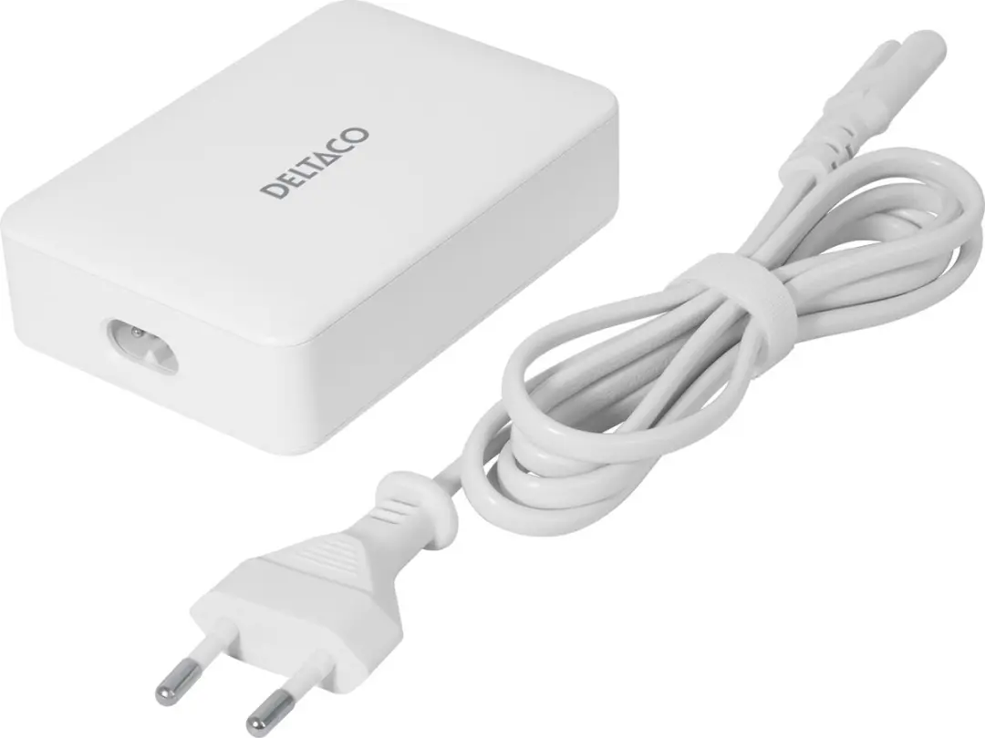 Deltaco USBC-MO100 USB Oplaadstation 60W - 6 Poorten - Wit