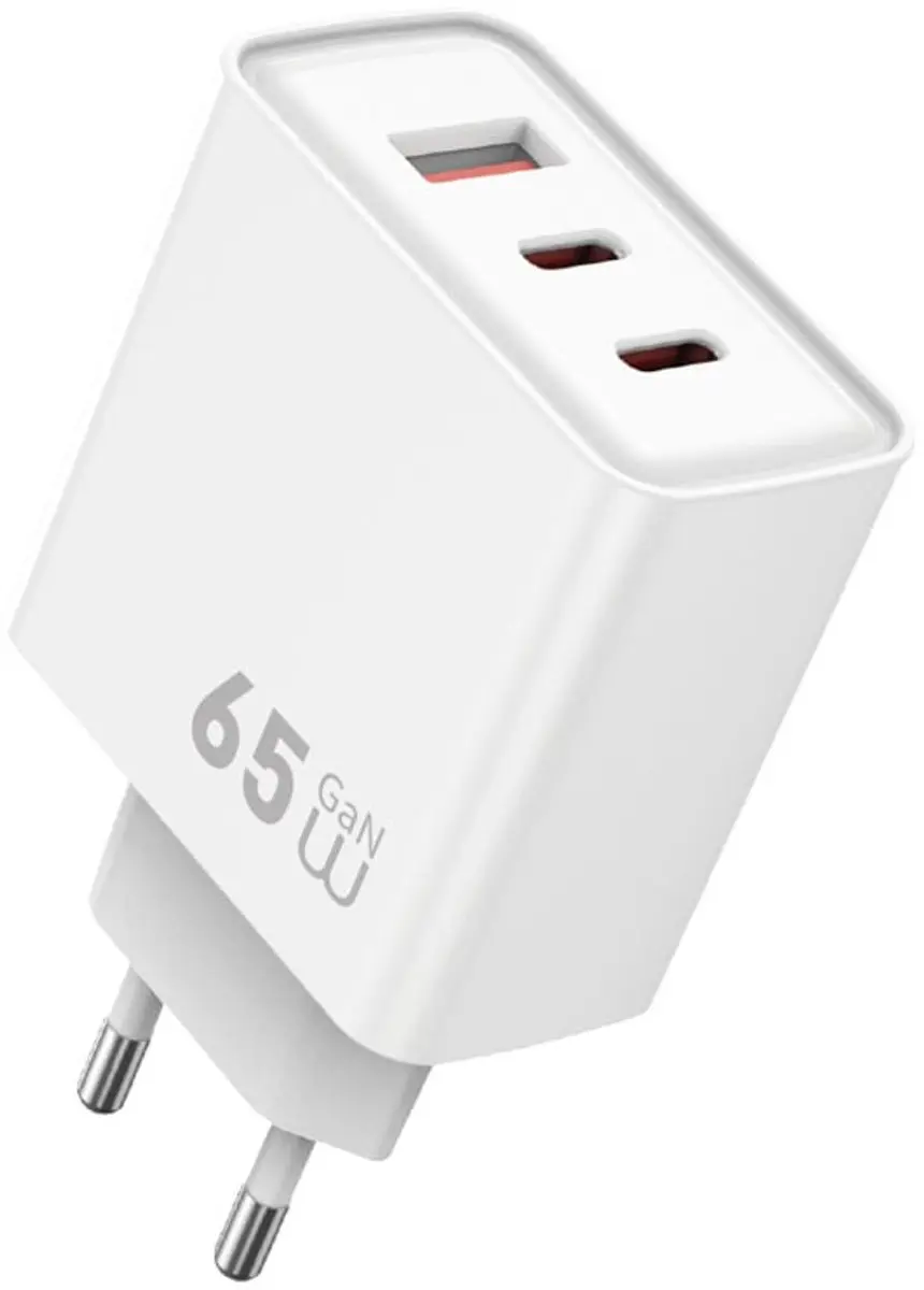 WiWu 65W Driepoorts Snellader