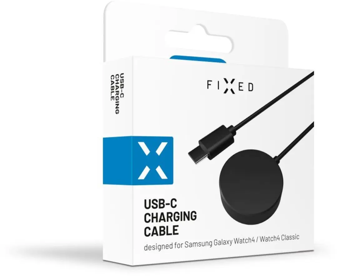 Fixed FIXDW-780 USB-C Oplaadkabel - Samsung Galaxy Watch - Zwart