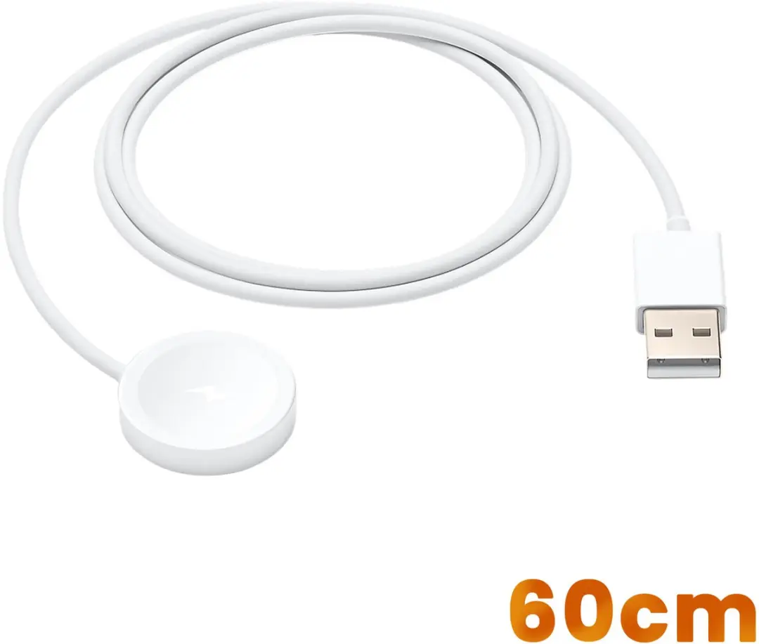 Hoco Y29 Magnetische Oplader Apple Watch - 60cm USB-Kabel Wit