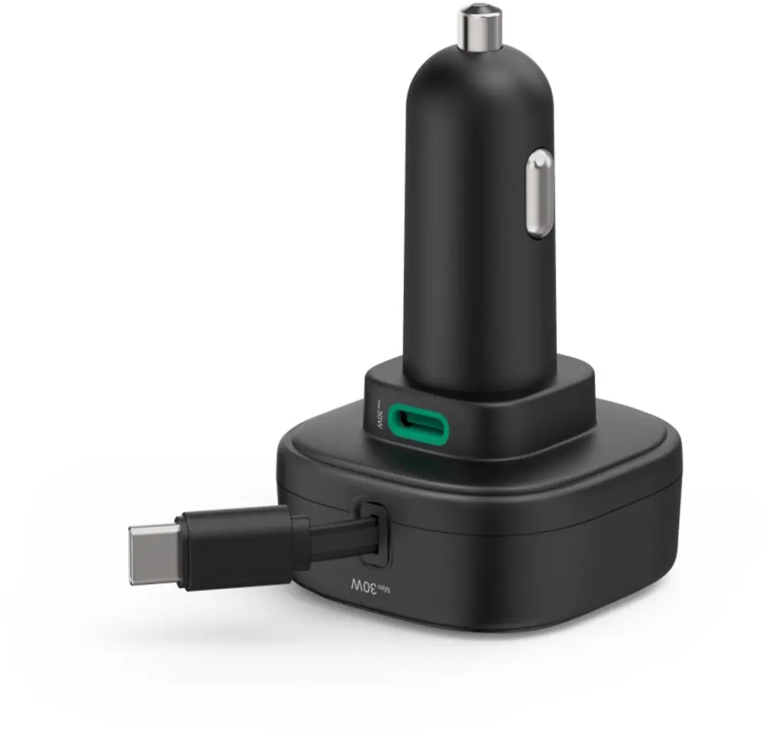 Hama 30W Auto-Snellader 2x USB-C - Zwart