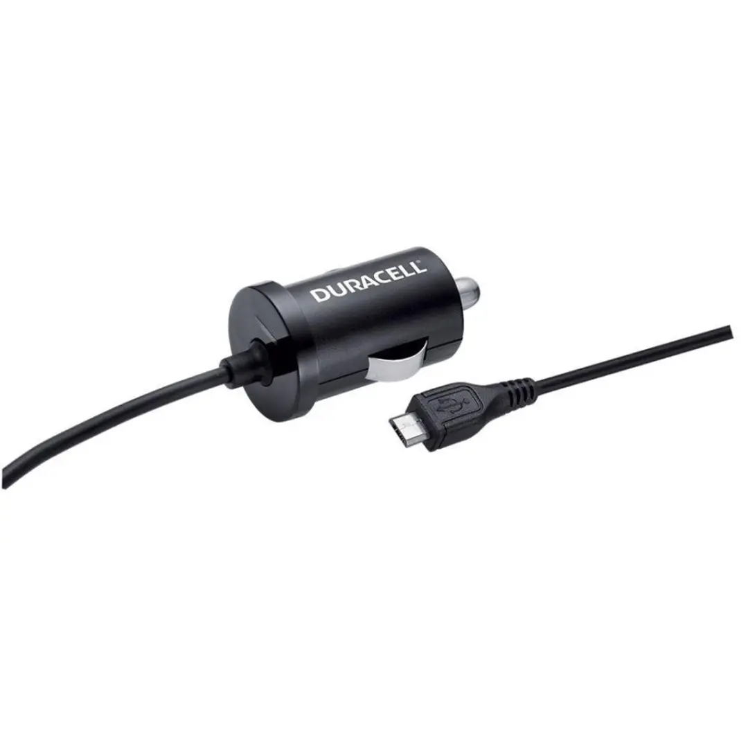 Duracell DR5005A Micro USB Autolader 5W - Zwart