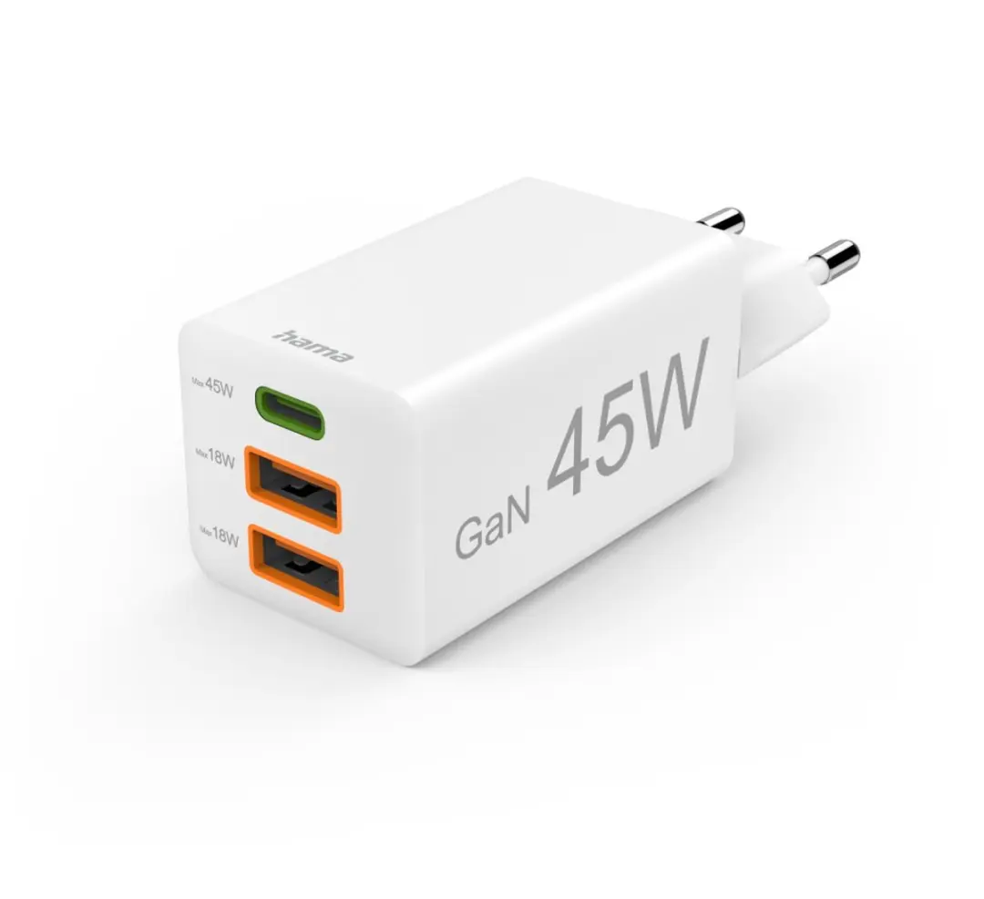 Hama 45W GaN Snellader