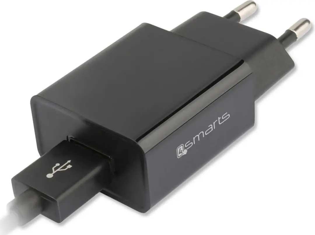4Smarts 4S465557 USB Oplader 12W - Zwart - afbeelding 6 van 6