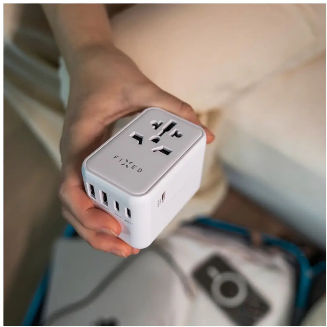 Fixed FIXCT65-3C2A-WH Universele Reisadapter 65W - Wit
