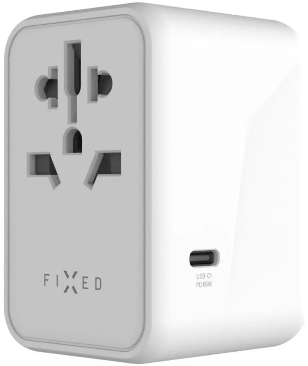 Fixed FIXCT65-3C2A-WH Universele Reisadapter 65W