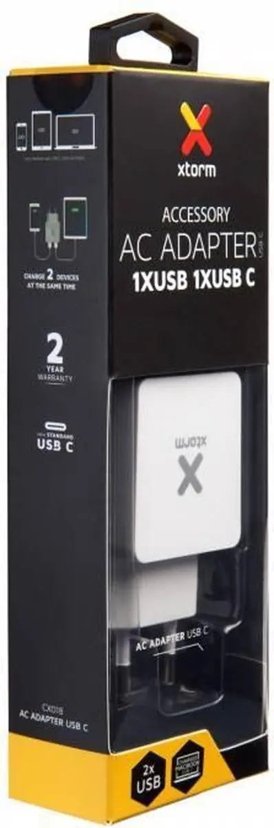 Xtorm Fast Charge Oplader THUISUSBC27277201 - 20W - USB-C - Wit - afbeelding 6 van 6