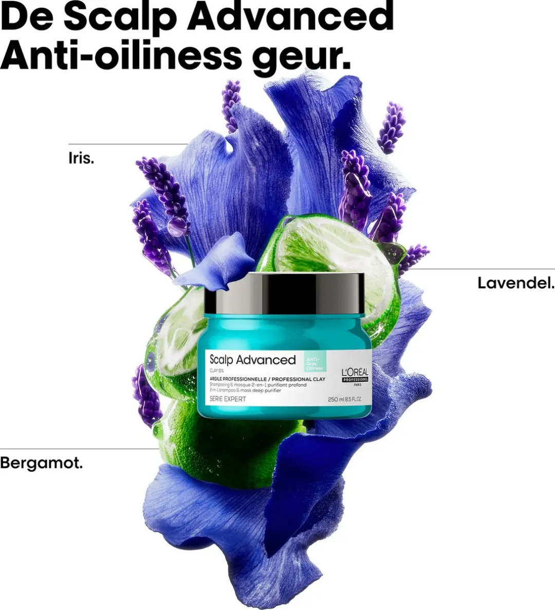L'Oréal Professionnel Scalp Advanced Anti-Oiliness Clay 250ml - afbeelding 6 van 6