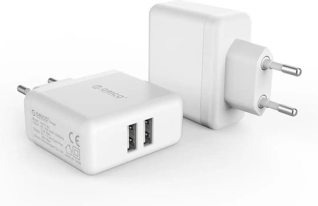 ORICO ORI-WHC-2U-EU-WH Thuislader 2x USB 15W - Wit