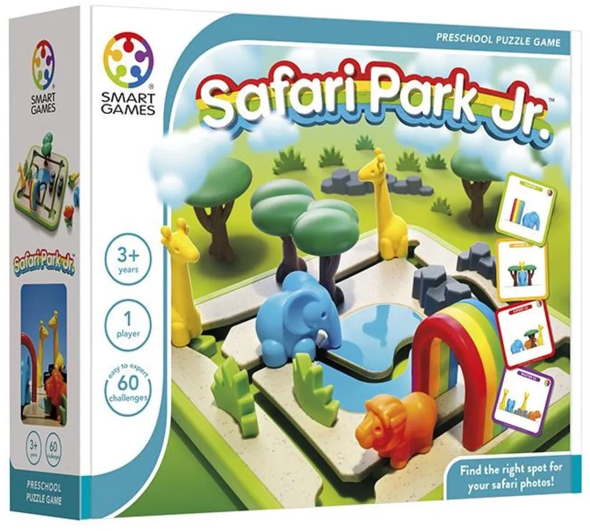 SmartGames Safari Park Jr SG 042 - Educatief spel - 60 opdrachten