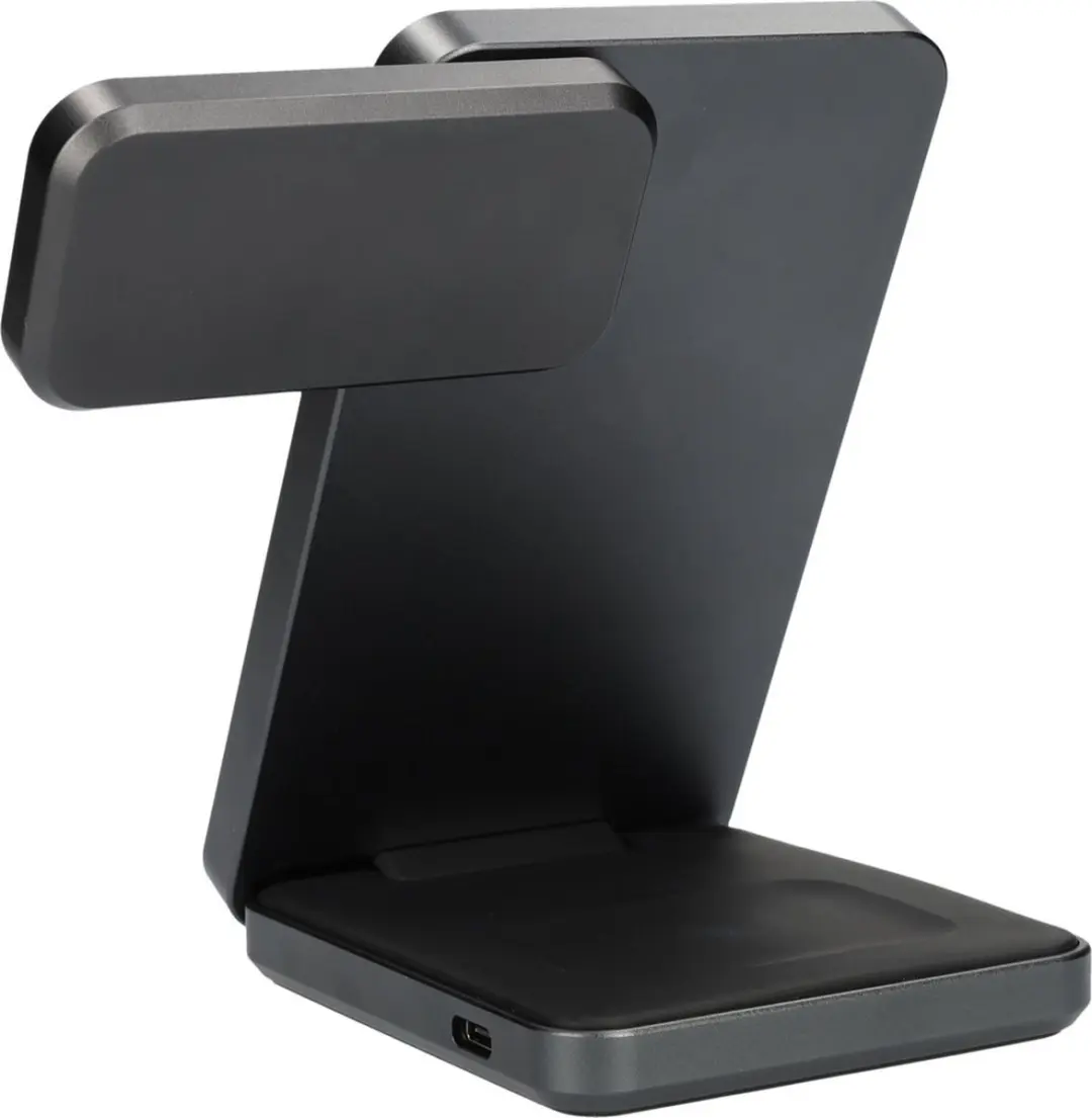 Mobiparts MP-126997 Foldable Wireless 3-in-1 Charger 15W - Zwart