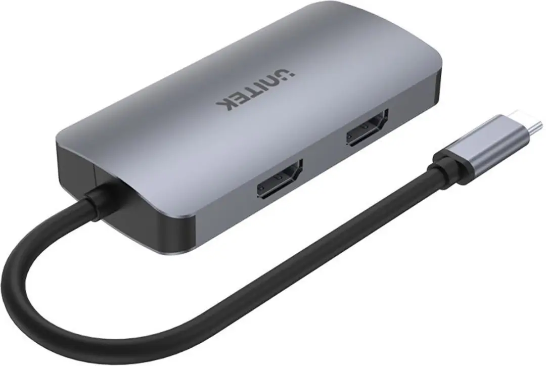 UNITEK P5 Trio USB 3.2 Gen 1 Type-C Kabel - Grijs