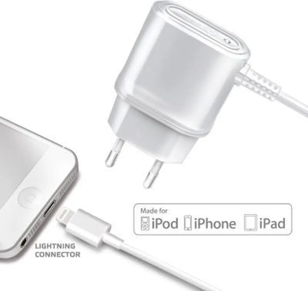 Celly Lightning Thuislader 1A - Wit