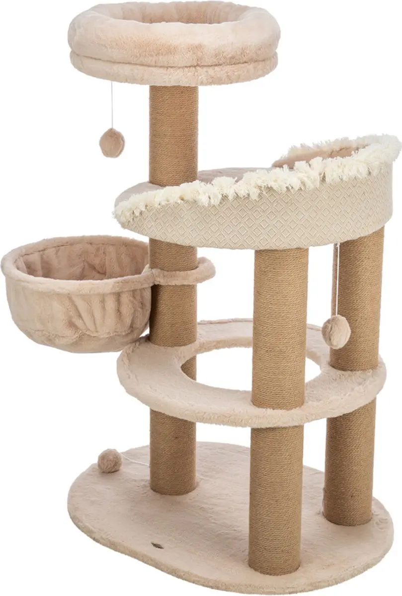 Trixie Krabpaal Boho Filippo - 3 Niveaus - 3 Ligplekken - Beige