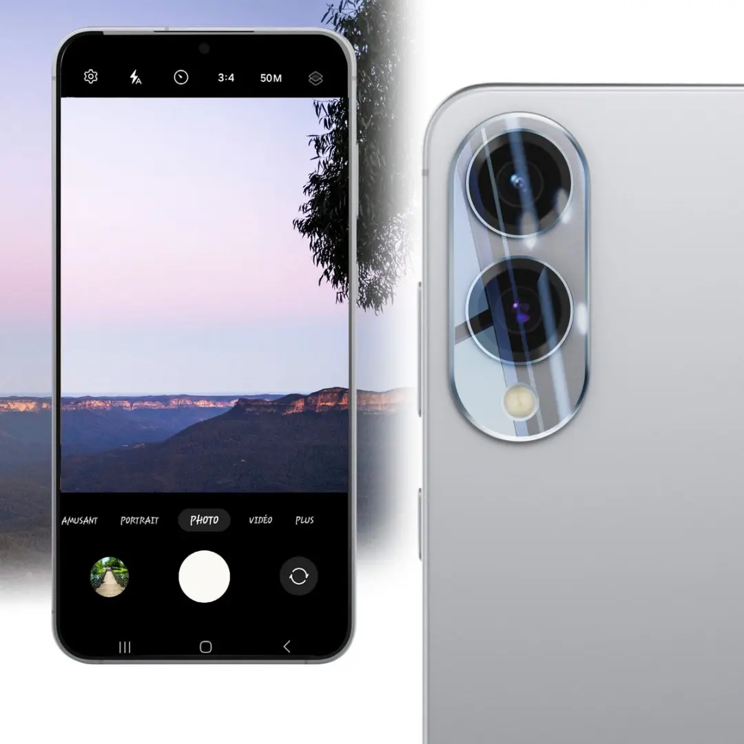 Imak Cameradeksel voor Samsung Galaxy S25 Edge - Transparant