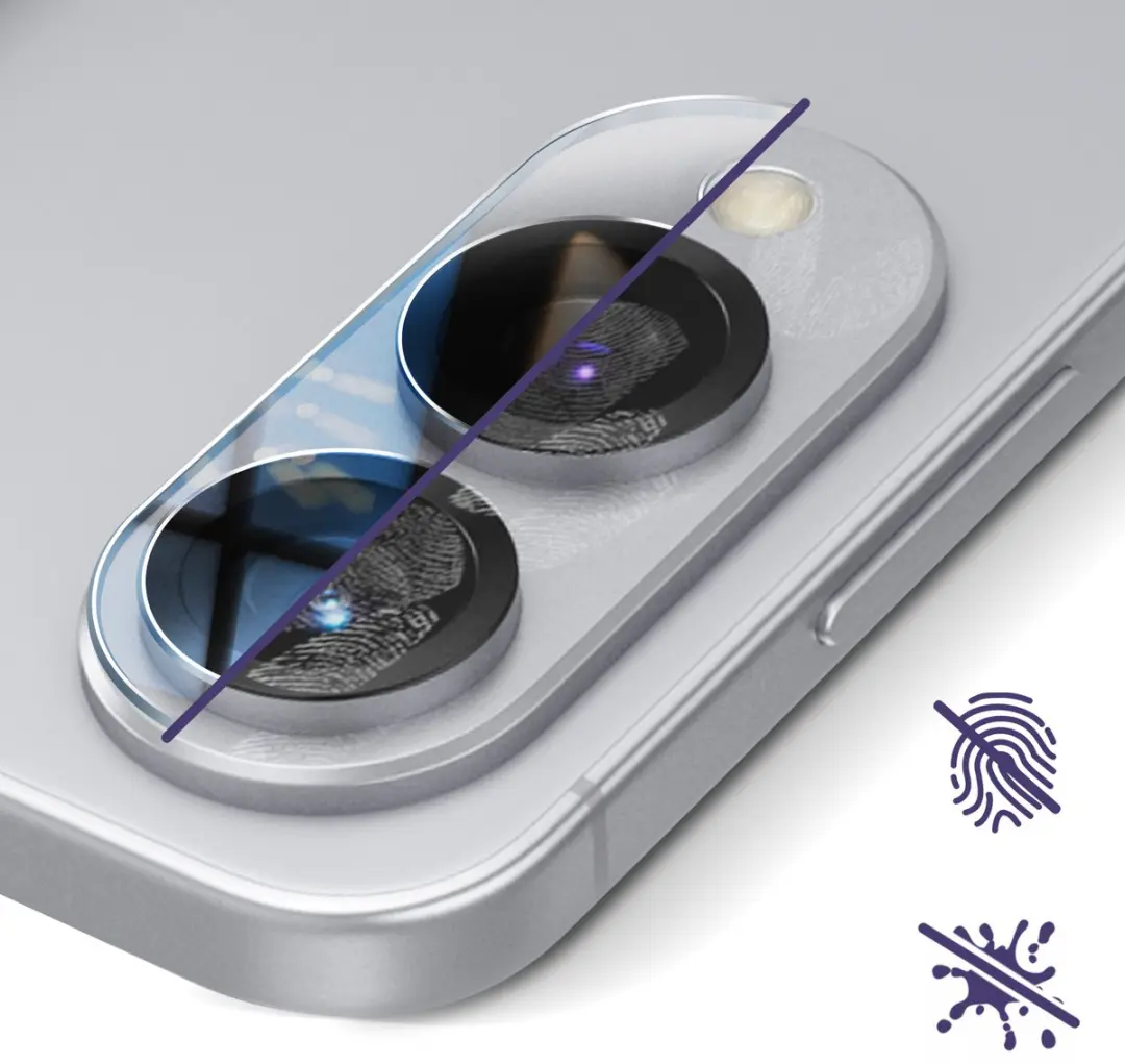 Imak Cameradeksel voor Samsung Galaxy S25 Edge - Transparant