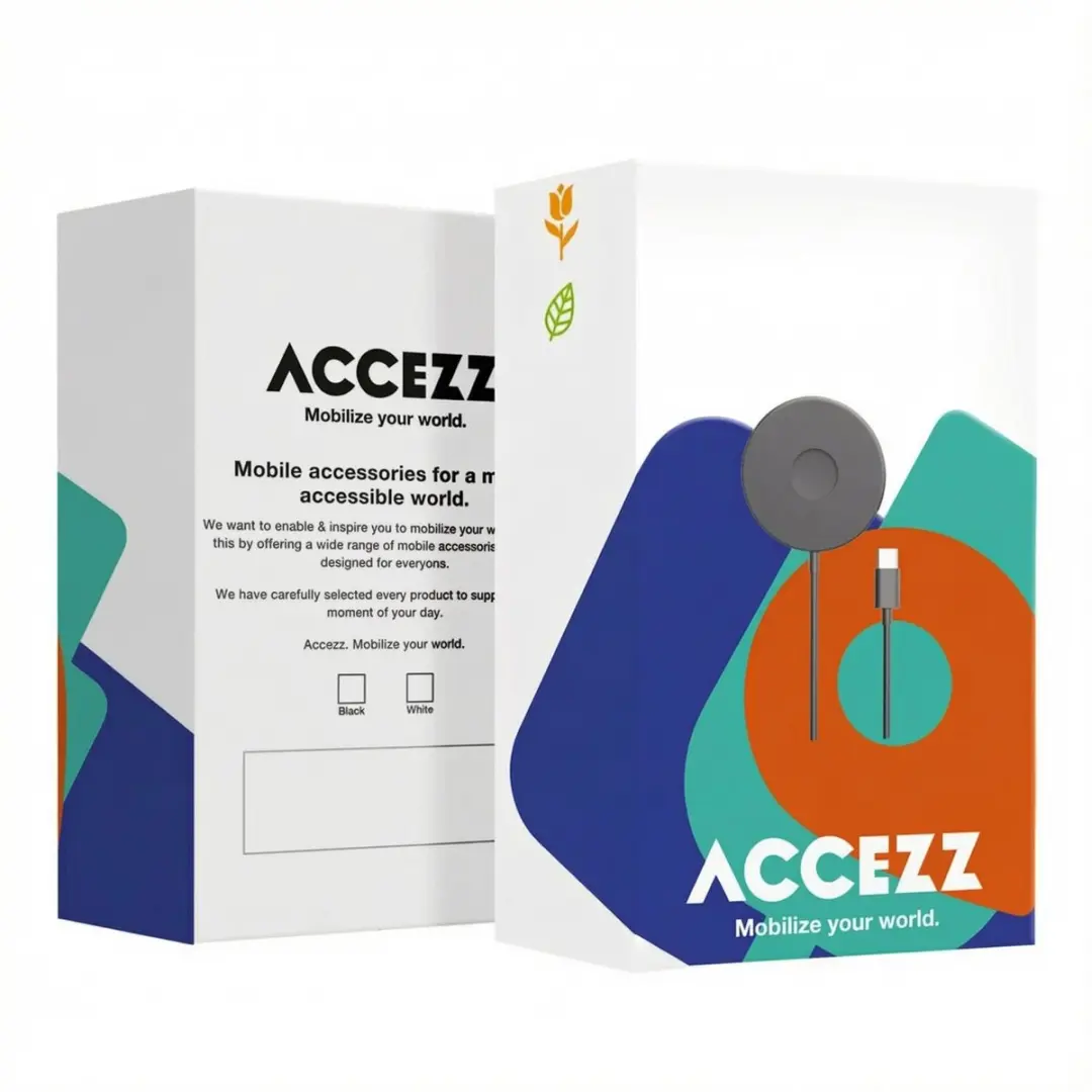 Accezz SH00074081 Draadloze Oplader 15W - MagSafe/Qi2 - Zwart
