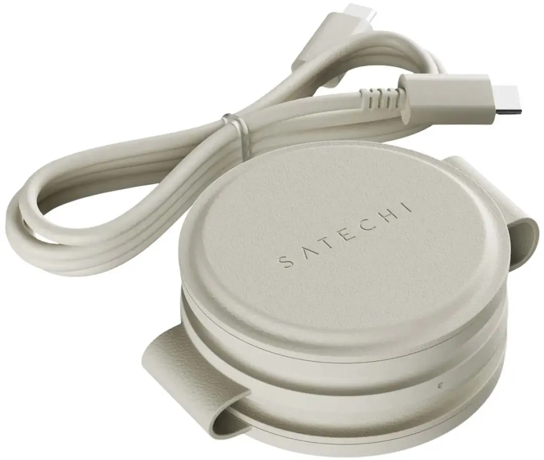 Satechi OntheGo 3-in-1 ST-QTG31W Draadloze Oplader - 15W - Beige