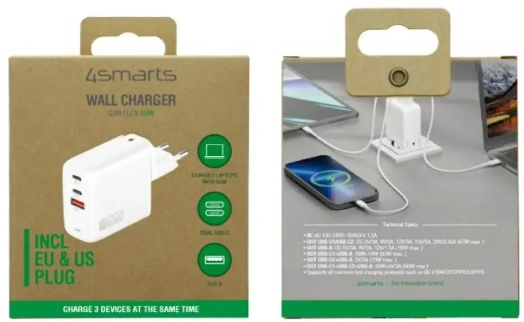 4Smarts GaN Flex 65W Snellader