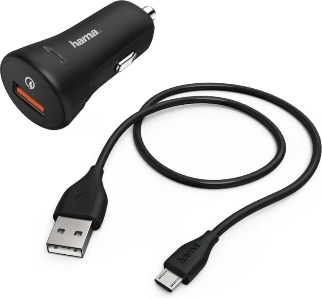 Hama Auto-opladerset Micro USB 3A 00178337