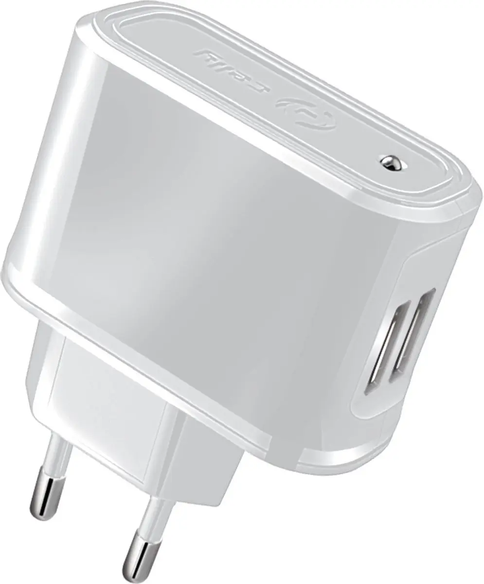 Celly Oplader 2x USB 230V