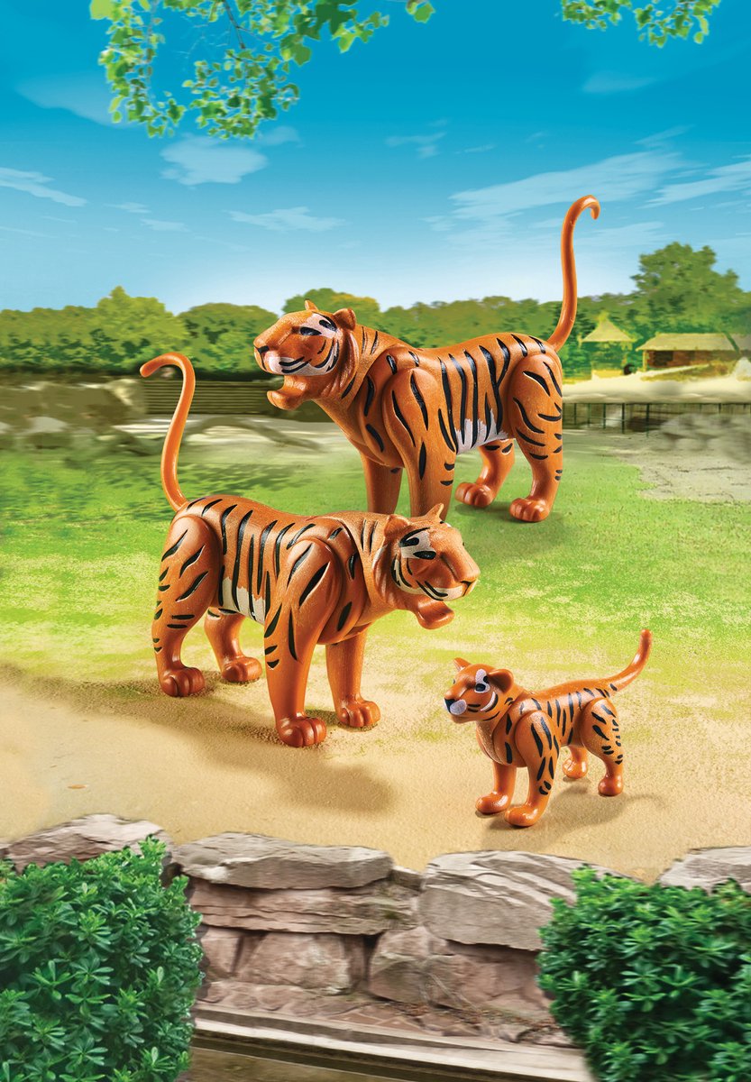 Playmobil Tijgers met welp - 6645