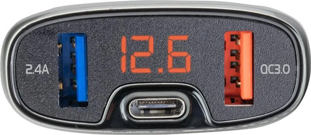 Caliber Autolader PS54 - 32W - 2x USB + USB-C - Zwart