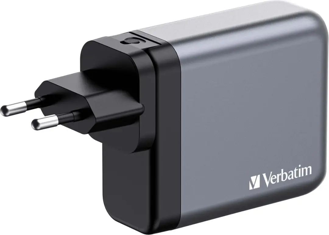 Verbatim GNC-140 GaN Oplader 140W - 4 Poorten - Grijs - afbeelding 6 van 6