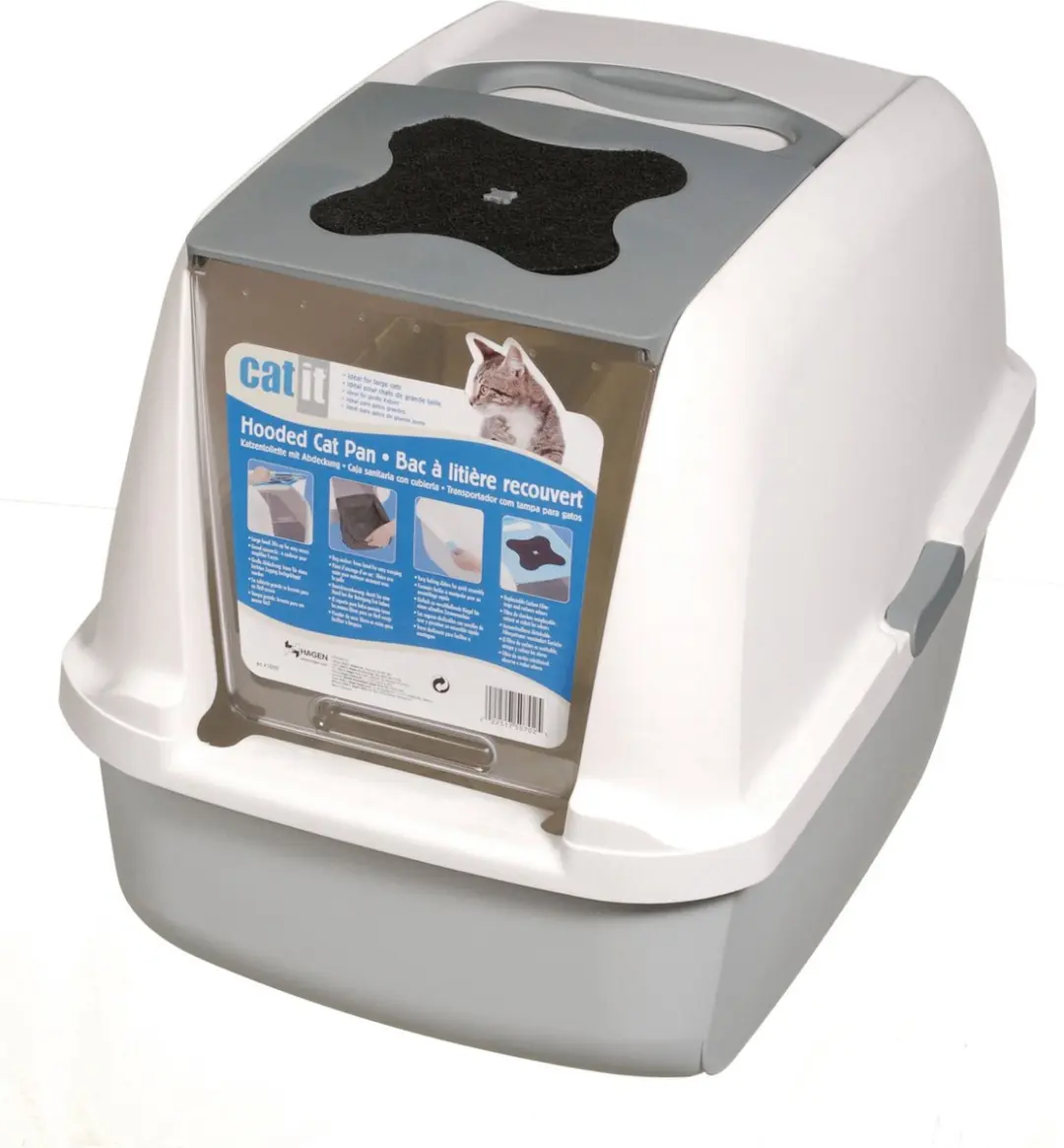 Catit Kattenbak Large - 55x40x45cm Grijs