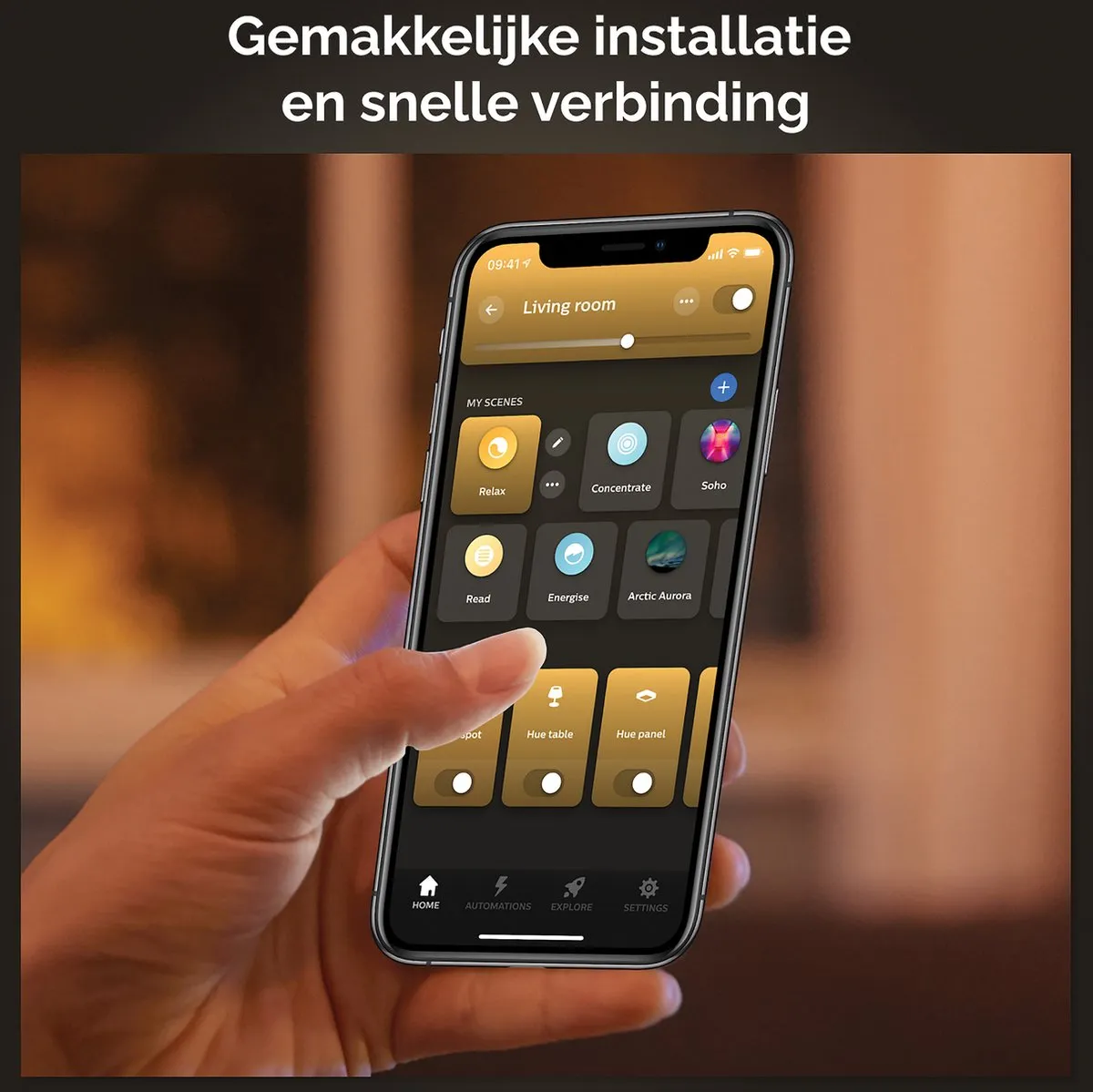 Philips Hue Explore Hanglamp - Wit - 1 Dimmer Switch