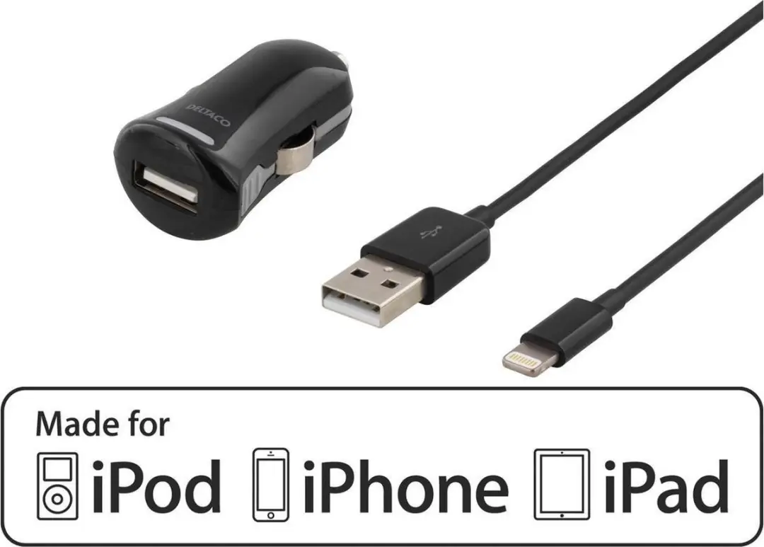 Deltaco USB-CAR203 Autolader
