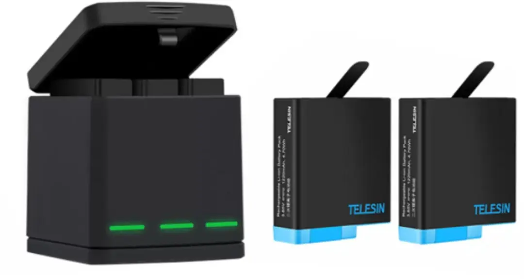 Telesin Tri-Channel Lader GoPro Hero 5/6/7/8