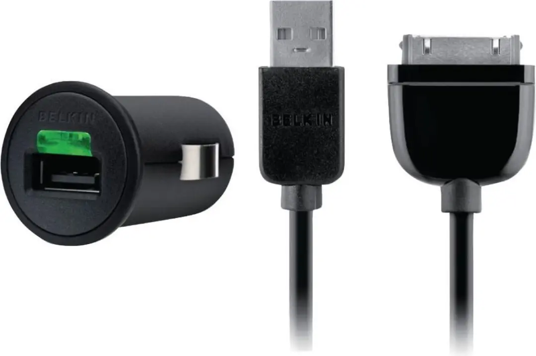Belkin F8M114CW03 Autolader Samsung Galaxy Tab - 10W - Zwart - afbeelding 2 van 2