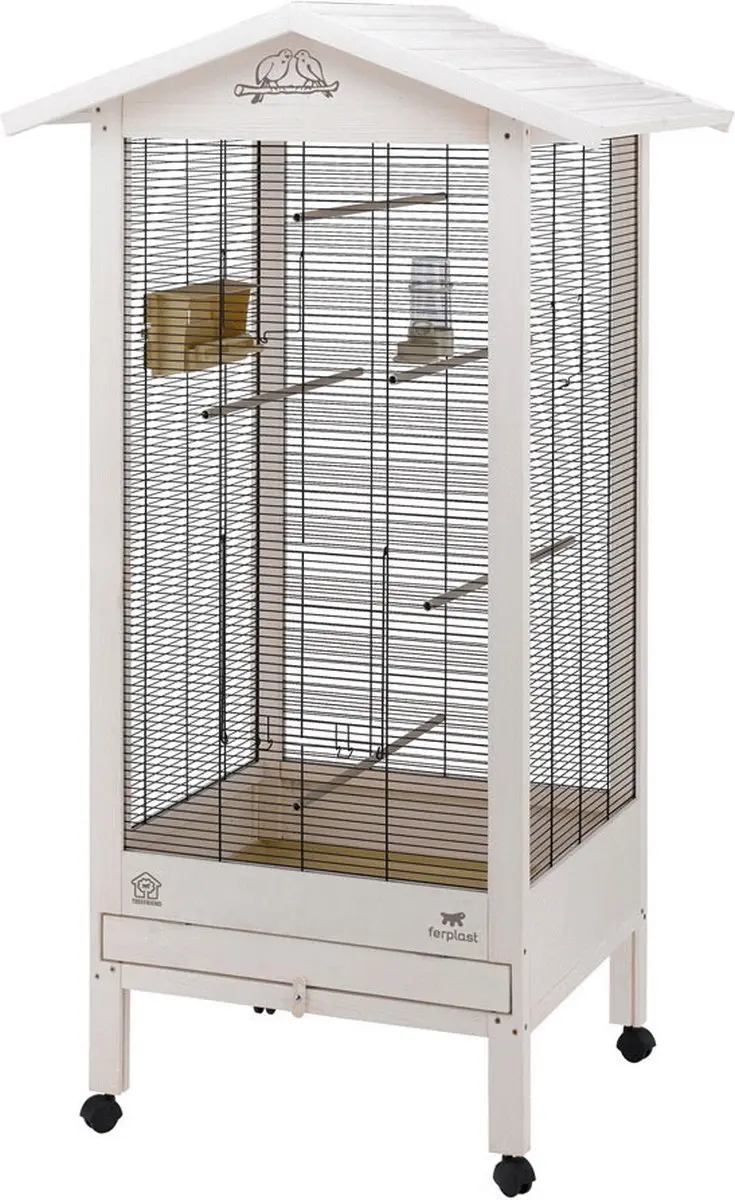 Ferplast Hemmy Volière Hout 84,5x65,5x165cm