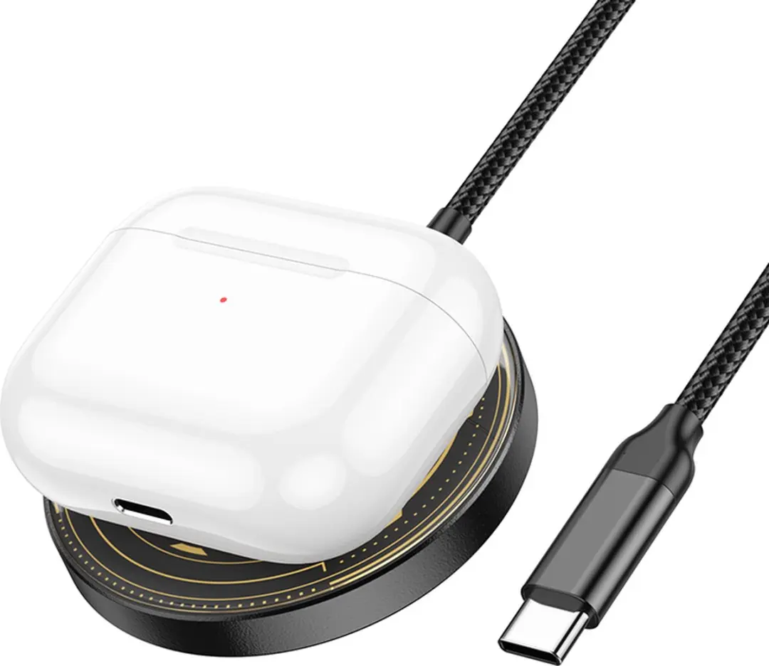 Hoco 3-in-1 MagSafe Oplader 15W - Zwart/Transparant